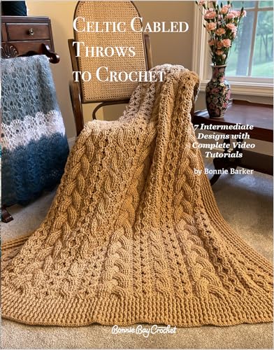 Celtic Cabled Throws to Crochet: 7 Intermediate Crocheted Throws ...