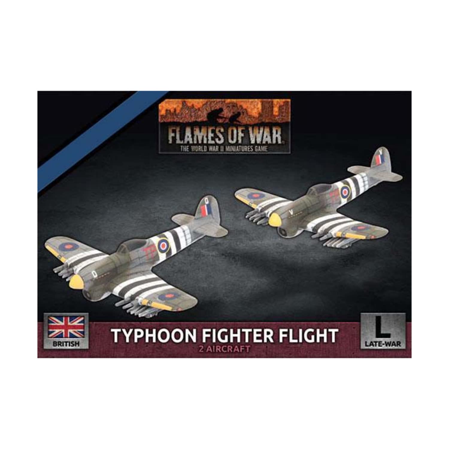 Flames of WarTyphoon Fighter Flight Plastic Model Kit