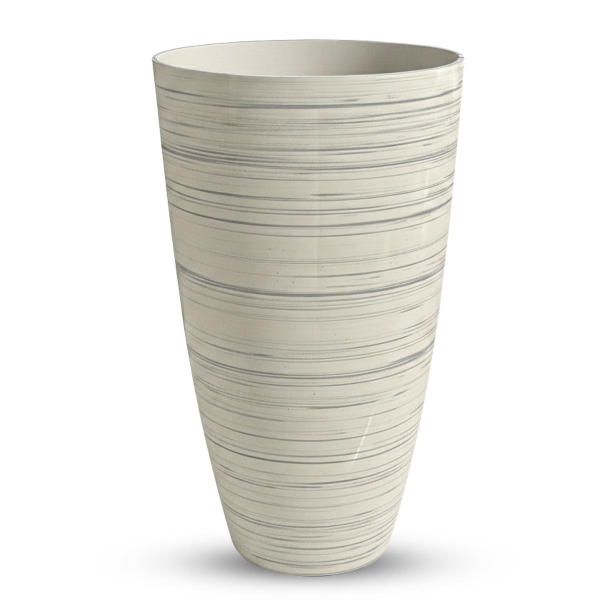 SG Traders Stylish Tall Plastic Plant Pot Garden Patio Planters Elegant Gardening Planter Accessory for Flowers Herbs Trees Plants Patio Suitable for both Indoor and Outdoor Use H 54cm x W 30cm โ image 1