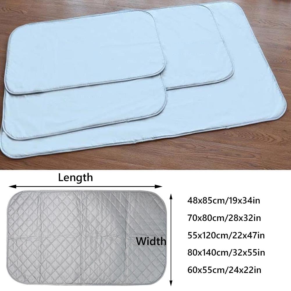80x140cm Telo for Stirare Sul Tavolo Tappetino Da Stiro Termico E Antiscivolo Con 3 Strati Isolanti Coperta Da Stiro Portatile for Stiratura A Vapore E Uso Domestico(80x140cm)