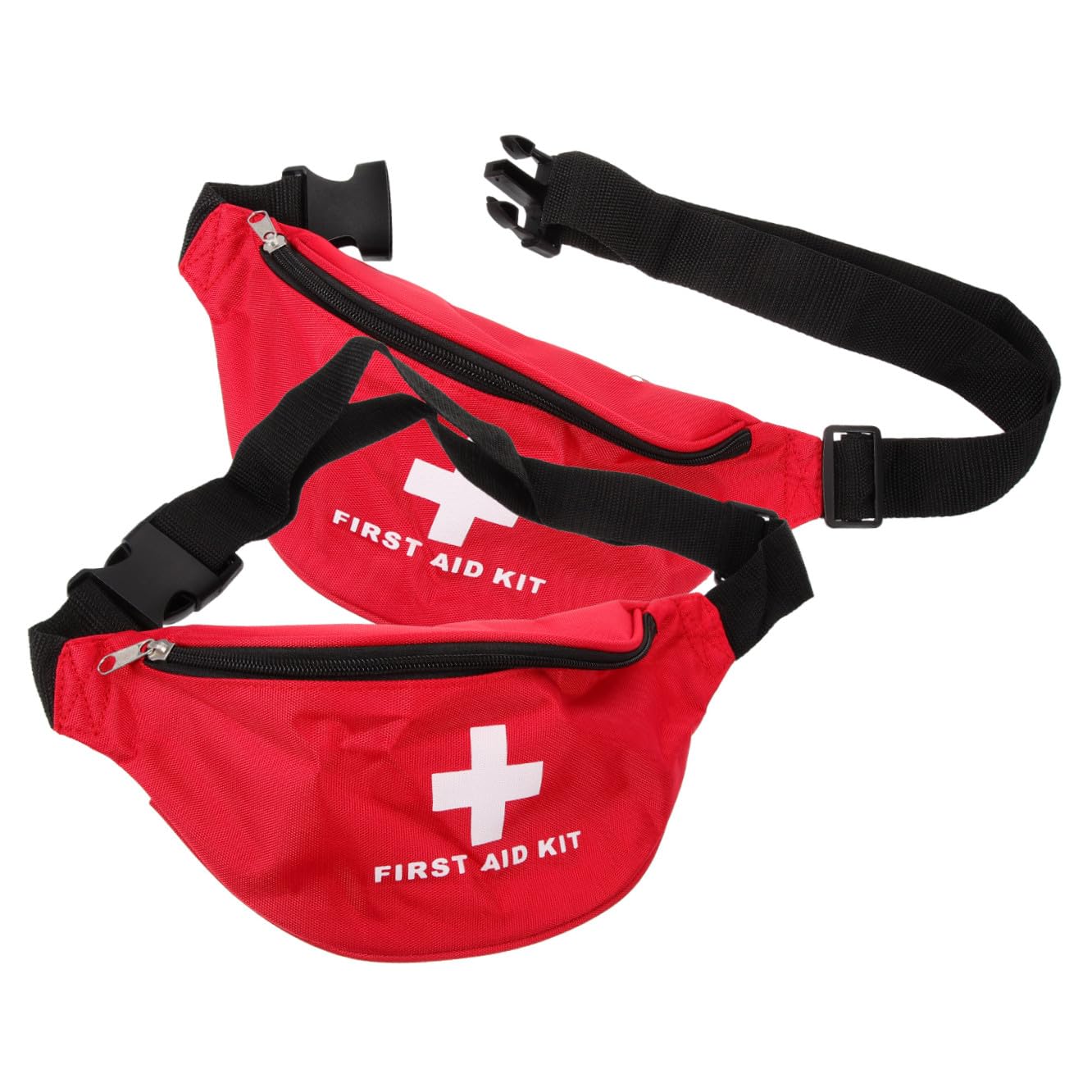 Sosoport 5 Set Sacca Di Pronto Soccorso Kit Medico Per Auto Kit Di Emergenza Domestica Kit Medico Di Emergenza Tela Di Nylon Rosso 2 Pezzi*5