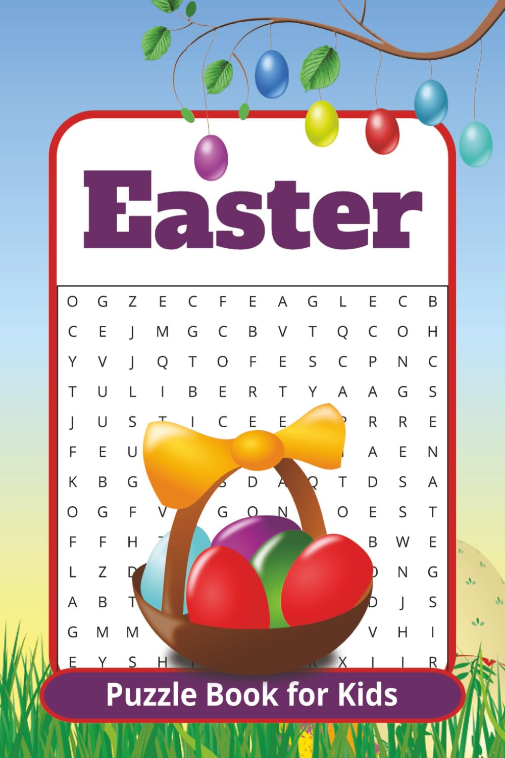 Easter Puzzle Book: A Kids Activity Book Packed with Easter Word Searches, Mazes, and Sudoku | 6 x 9 | 120 pages | Great for long road trips, vacation, and so much more.