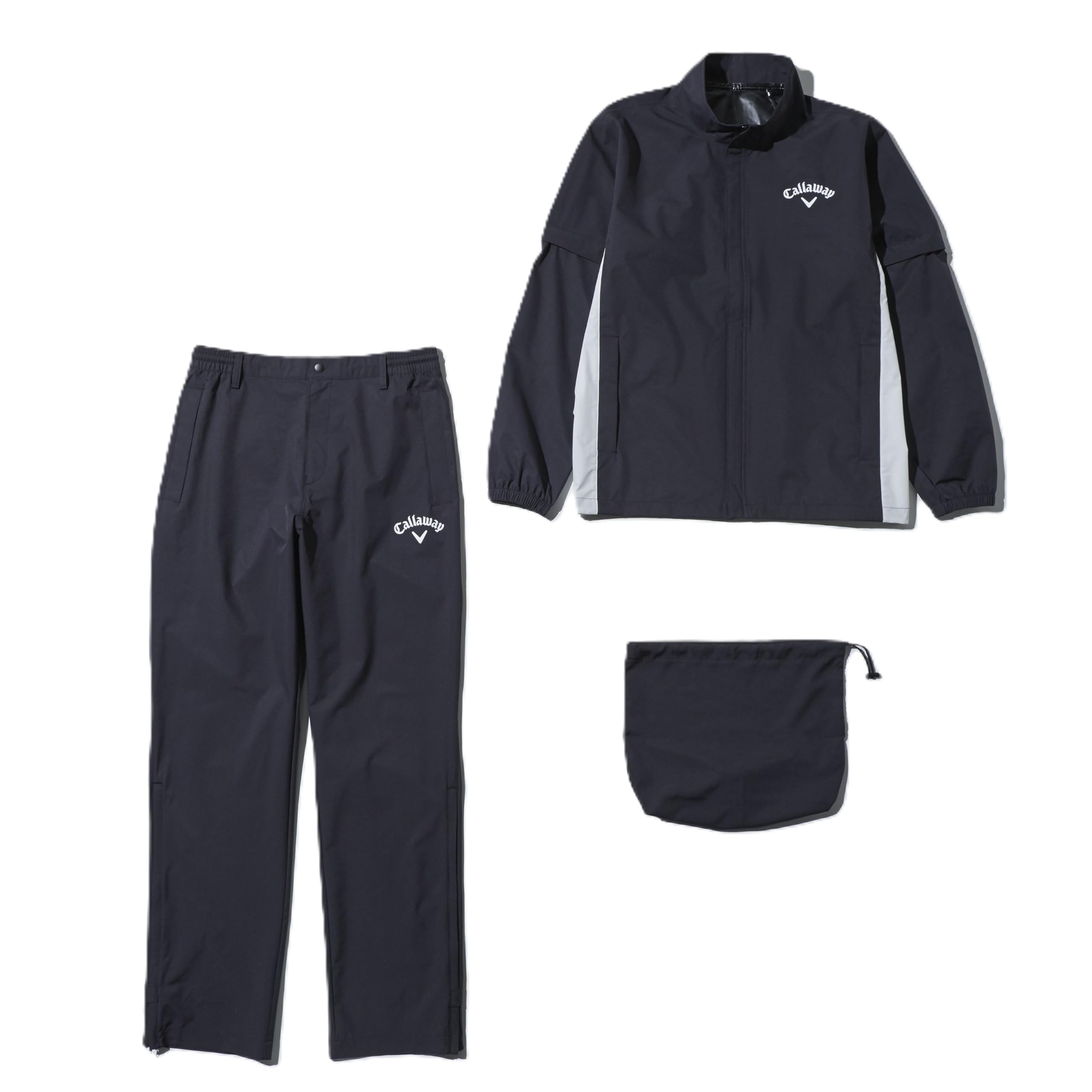 Amazon | [キャロウェイ] 定番 ゴルフセットアップ レインウェア (耐