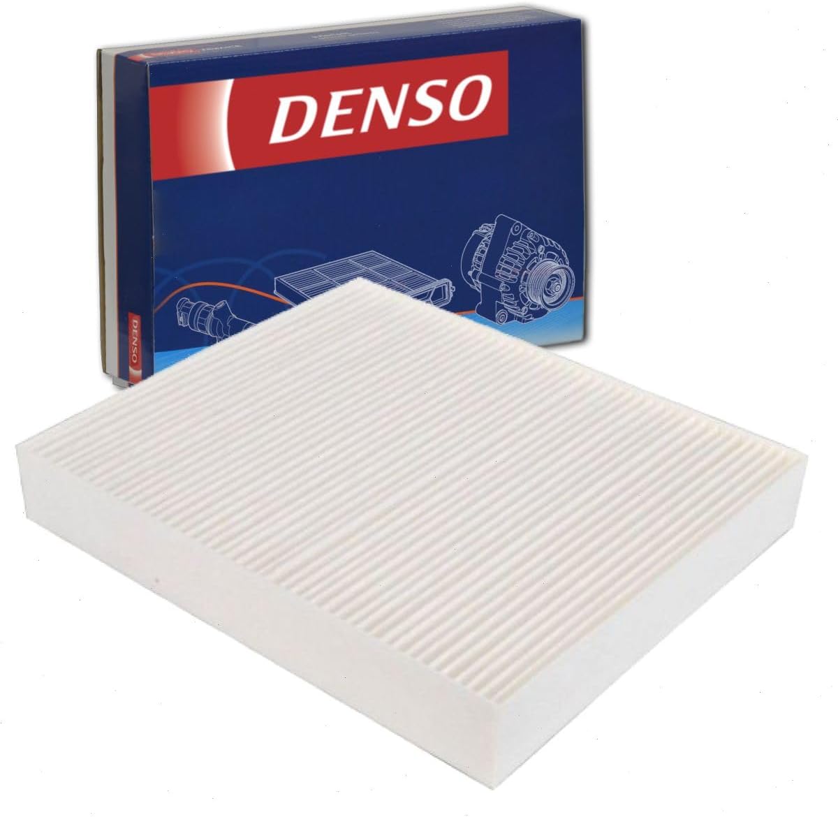 DENSO Cabin Air Filter compatible with Volkswagen Jetta 1.8L 1.9L 2.0L 2.8L L4 V6 1993-2005