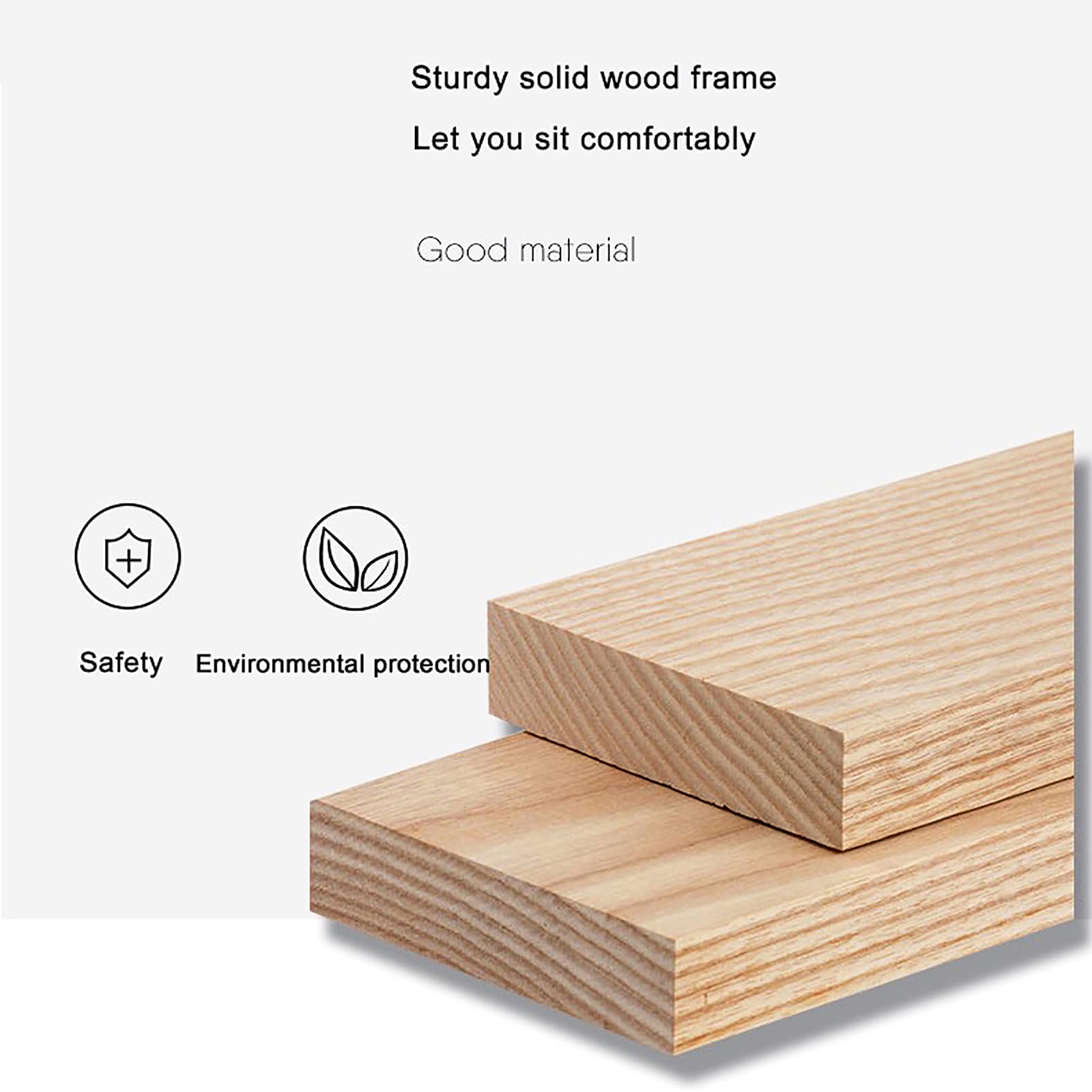 Kunstleder Sitzbank Mit Stauraum 60x40x43cm - Schuhbank Massivholz, Hellbraun