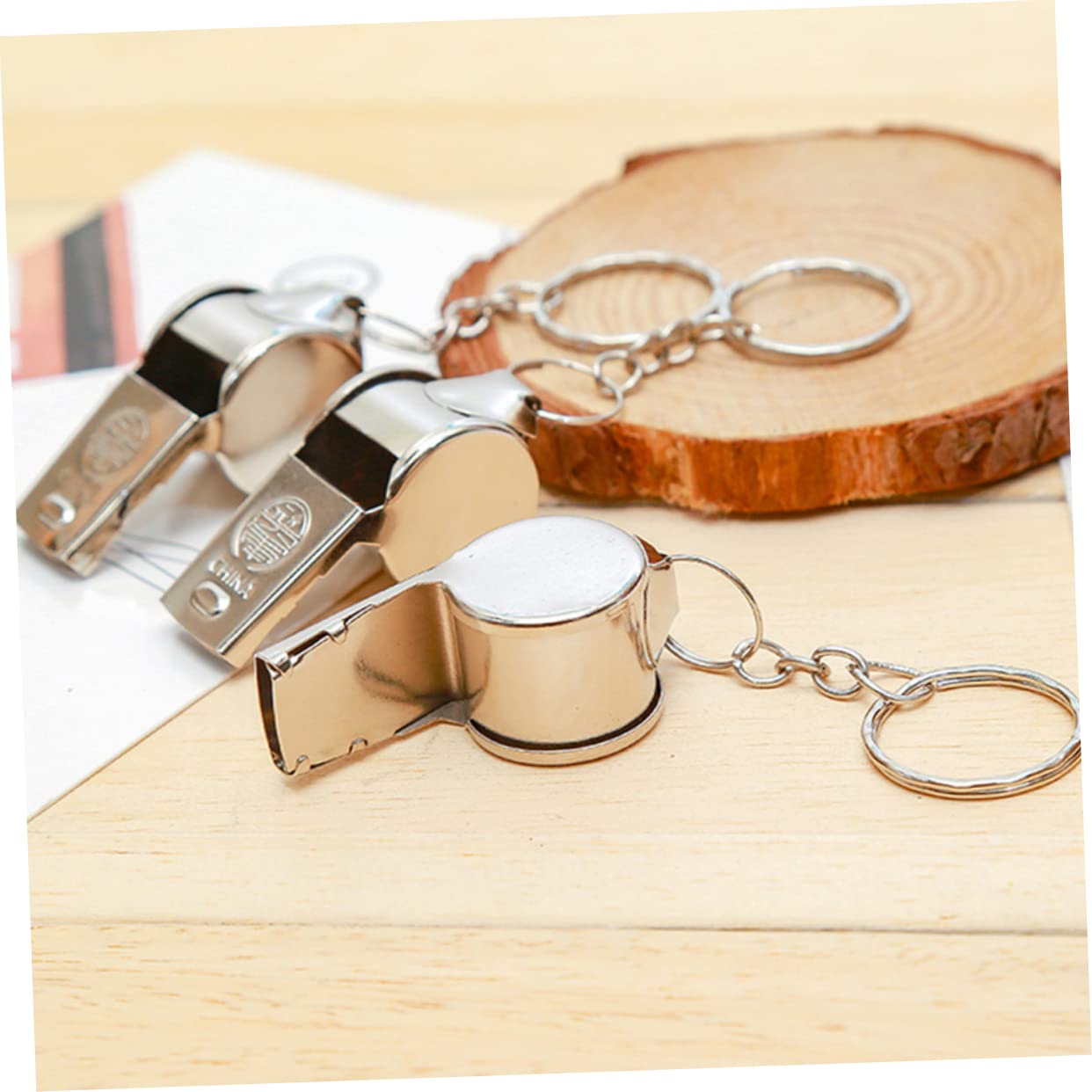 balacoo Referee Lifeguard Whistles 10pcs Whistles for Basketball Baseball Exercise