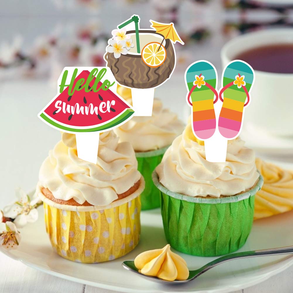 Tropical Party Decorations, Hawaiian Party Decorations Set, Beach Theme