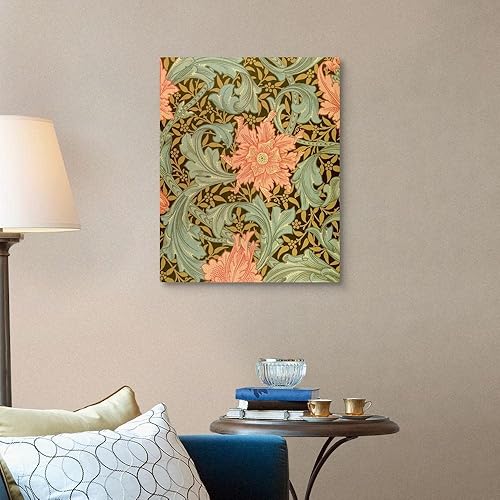 Miniatura 2 de SYSMYXGS William Morris - Pintura por números para adultos, niños, principiantes, fácil de dibujar, kits de pintura al óleo con pinceles, pigmento