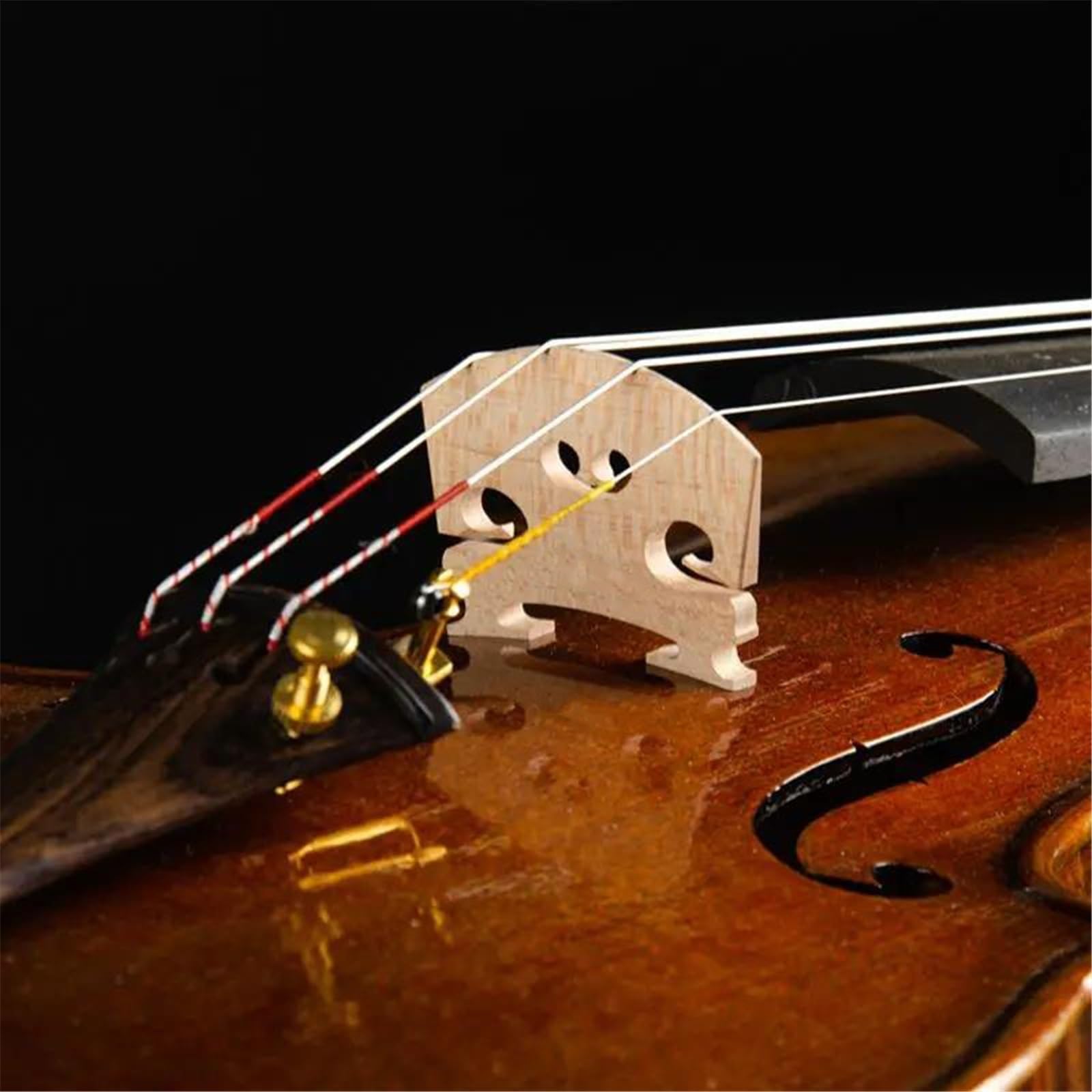Violino Strumento Per Violino Professionale A Grandezza Naturale Per Violino Acustico In Legno Massello Adatto A Principianti E Musicisti(1/2)