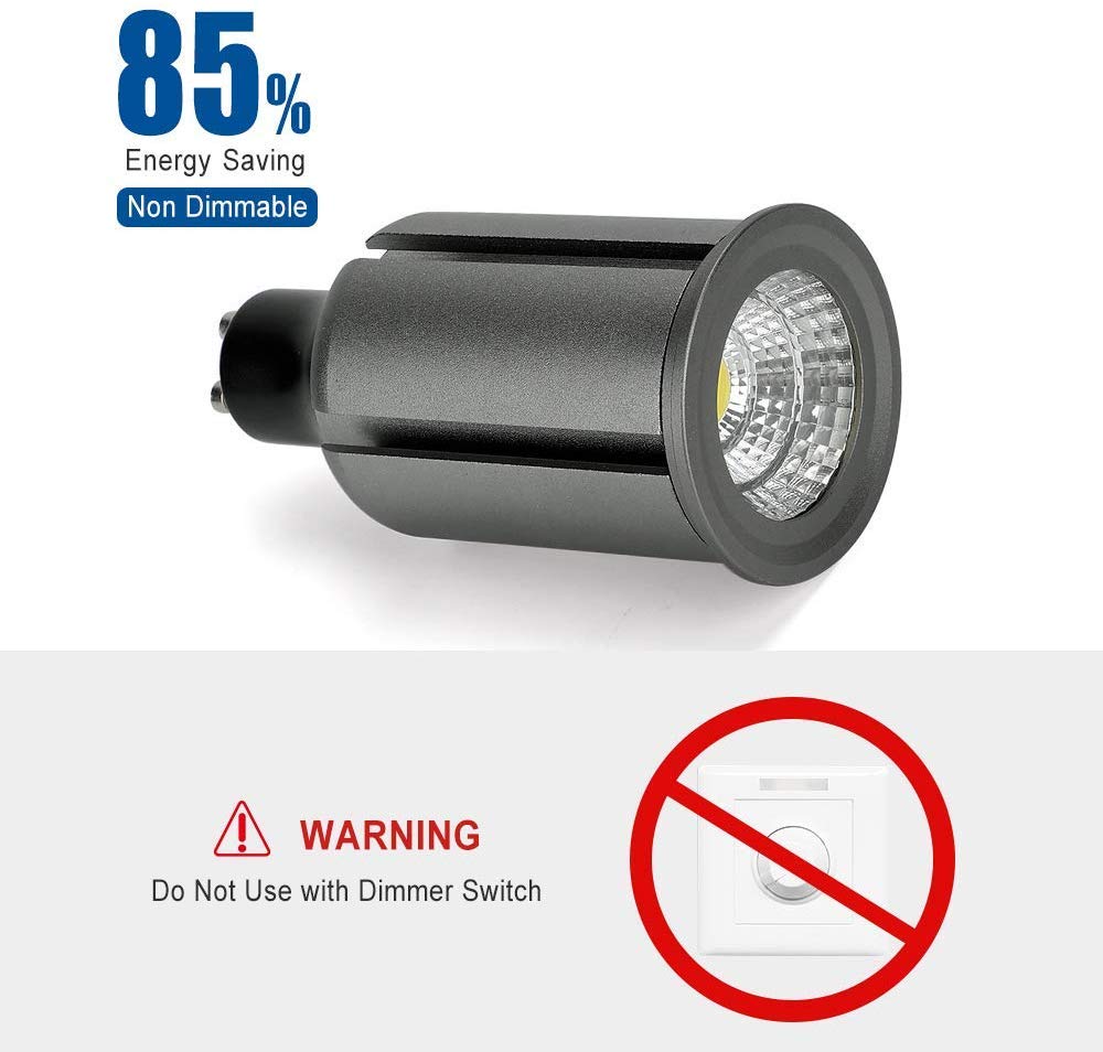 HOROACE 6Pcs GU10 LED Bulbs Long Neck, Aluminum Alloy Radiator - Image 4
