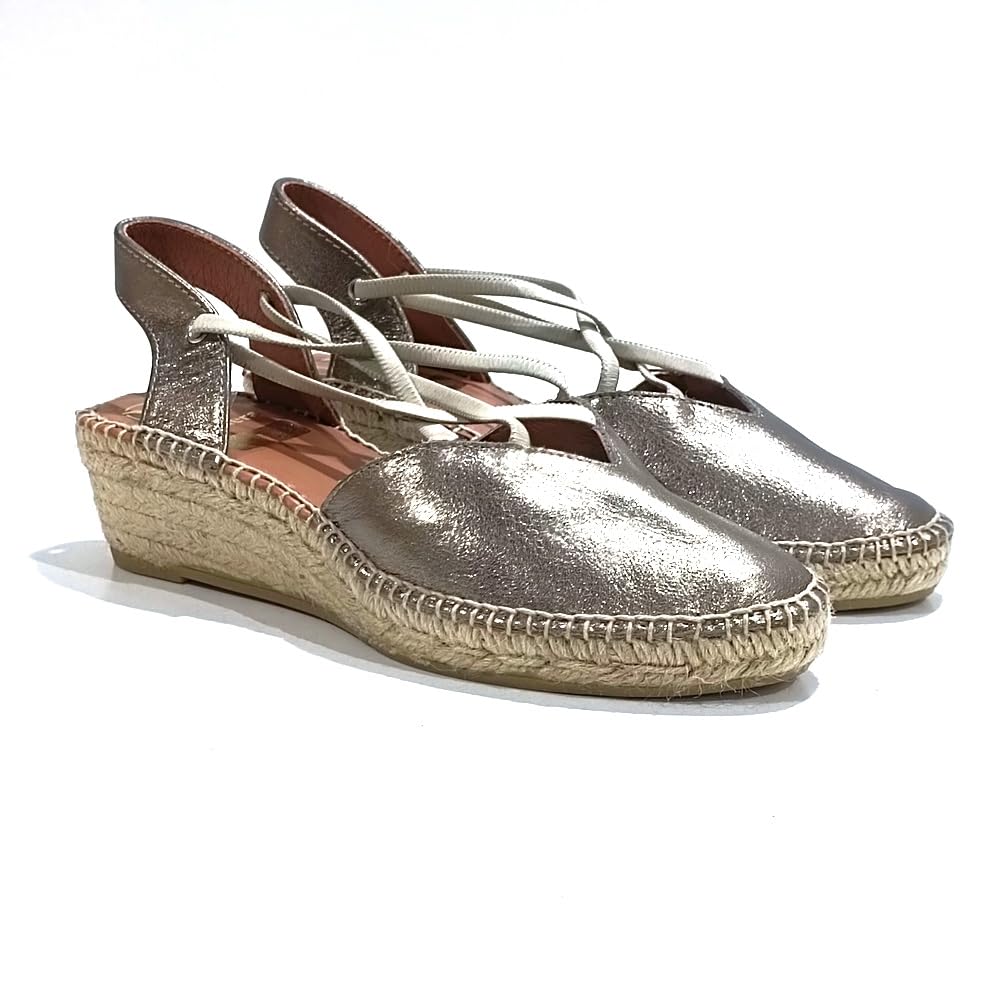 Viguera - Espadrillas a cuneo basso con elastici 986279 Pelle