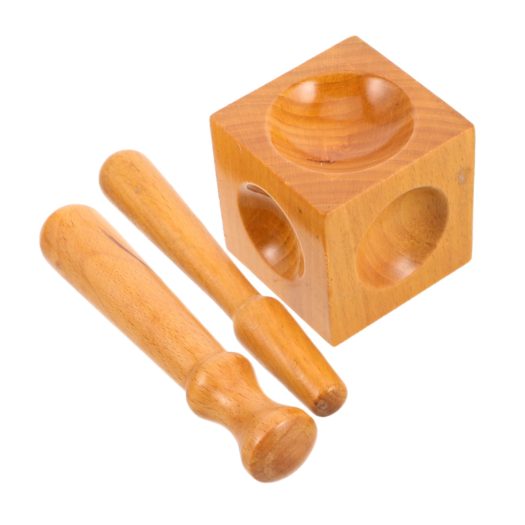 SHINEOFI Blocchi Di Legno Per Doming Cubi Di Legno Per Artigianato Strumento Di Punzonatura Per Gioielli Set Di Strumenti Per Lavorazione Argento Per Creazione Di Gioielli Fai Da Te