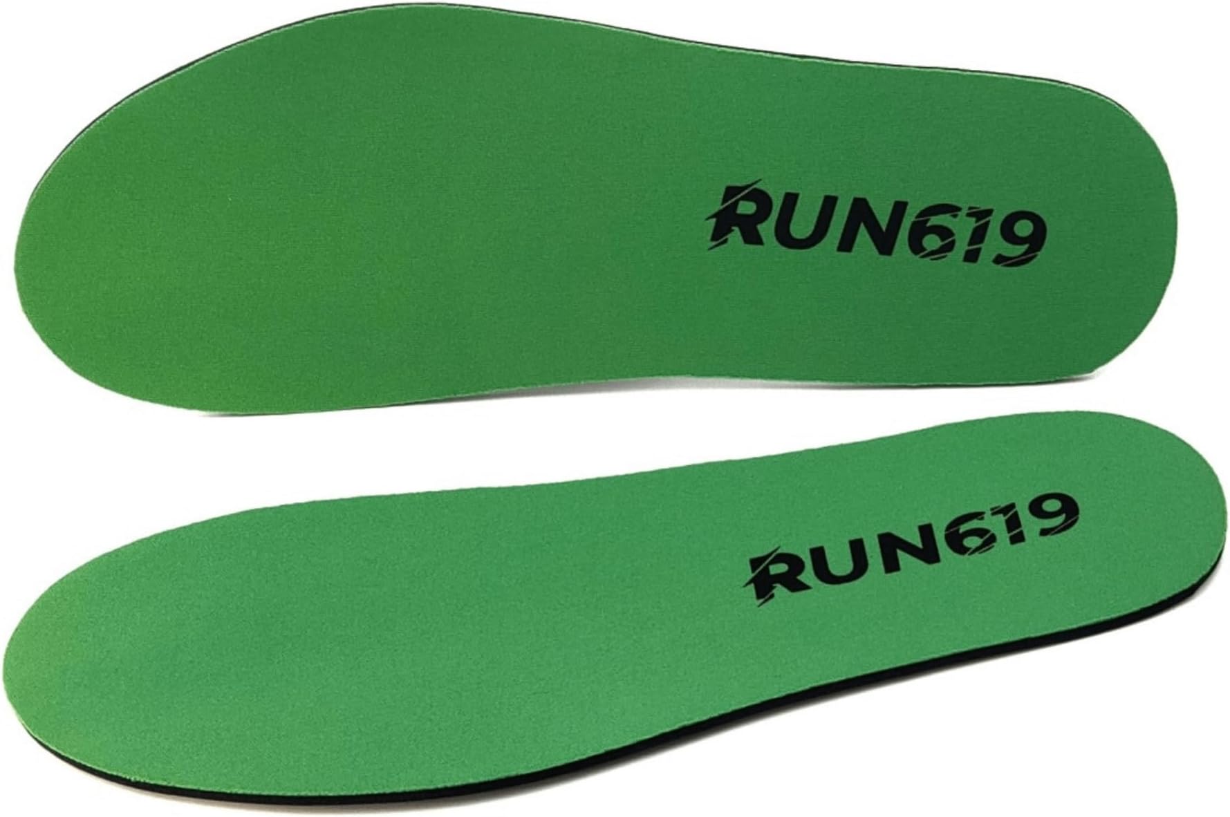 Wide Run 619 Zero Drop Shoe Insoles, Traditional Shape, Foot Forming, Wide Width - 3mm Thickness, Firm, Flat Shoe Inserts - Men's 8-9.5, Women's 9-10.5