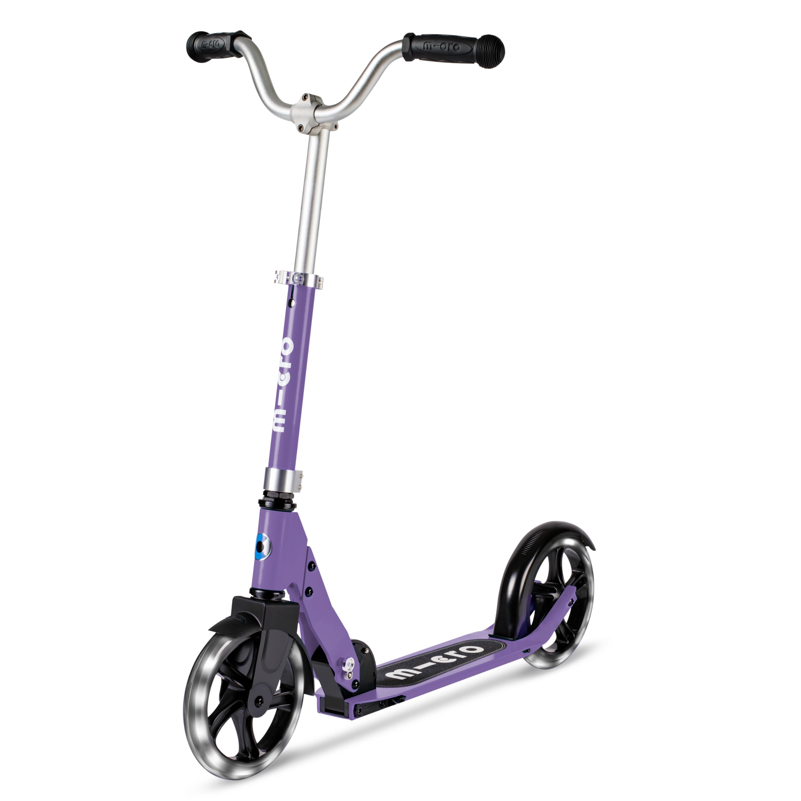 Micro Scooter Cruiser LED lila - höhenverstellbarer Lenker - leuchtende Räder