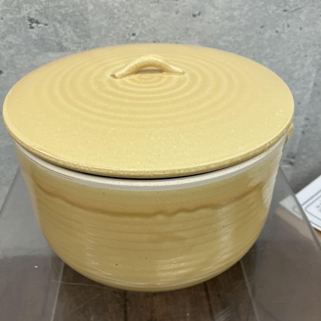 Amazon.co.jp: 陶器製 ほくほく笑顔の焼きいも器 焼き芋鍋 鍋 食器