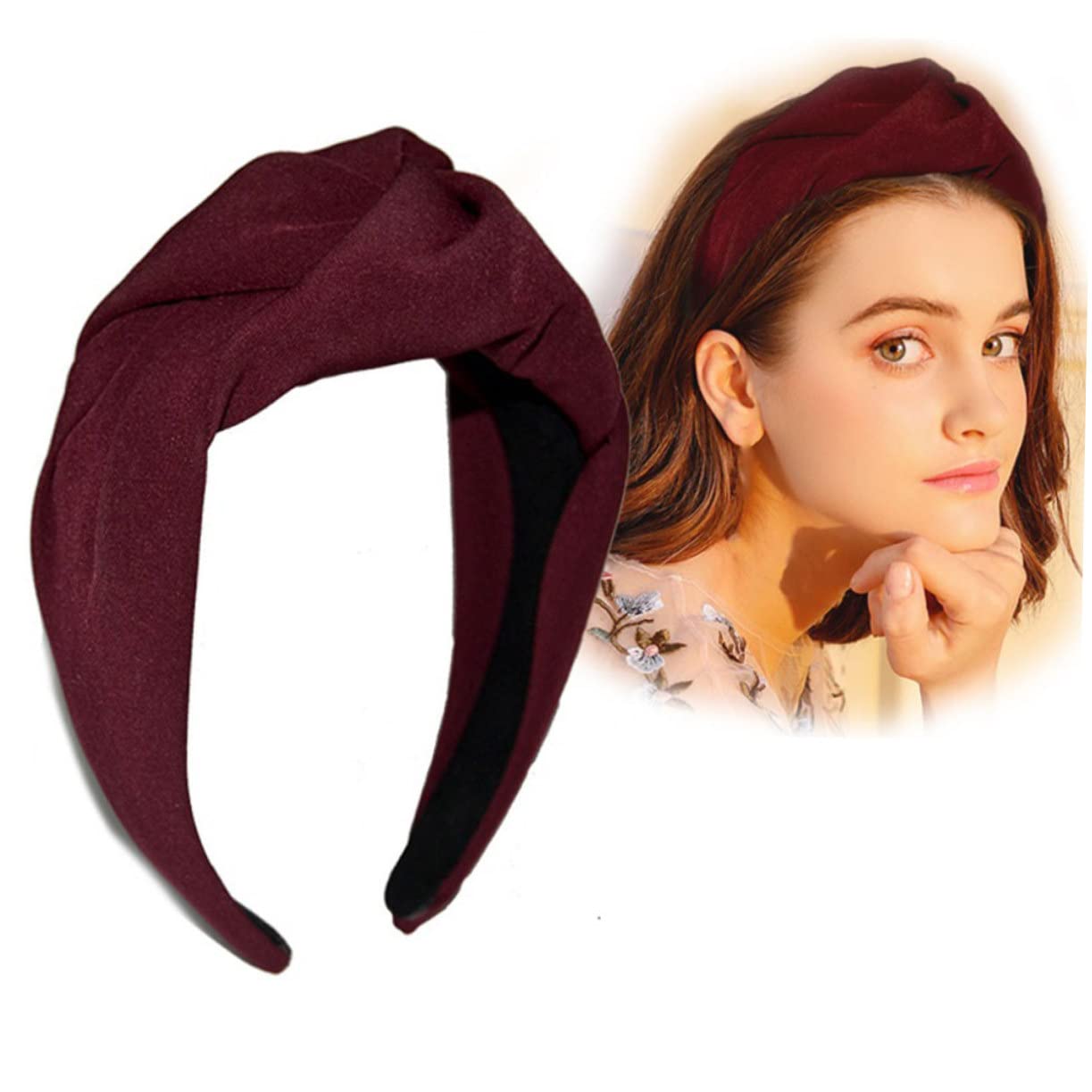 DOITOOL 3pezzi Fascia Larga Elegante Per Donna Accessorio Creativo Per Cerchietto Vintage Per Look Nobili e Raffinati Per Occasioni Speciali e Uso Quotidiano