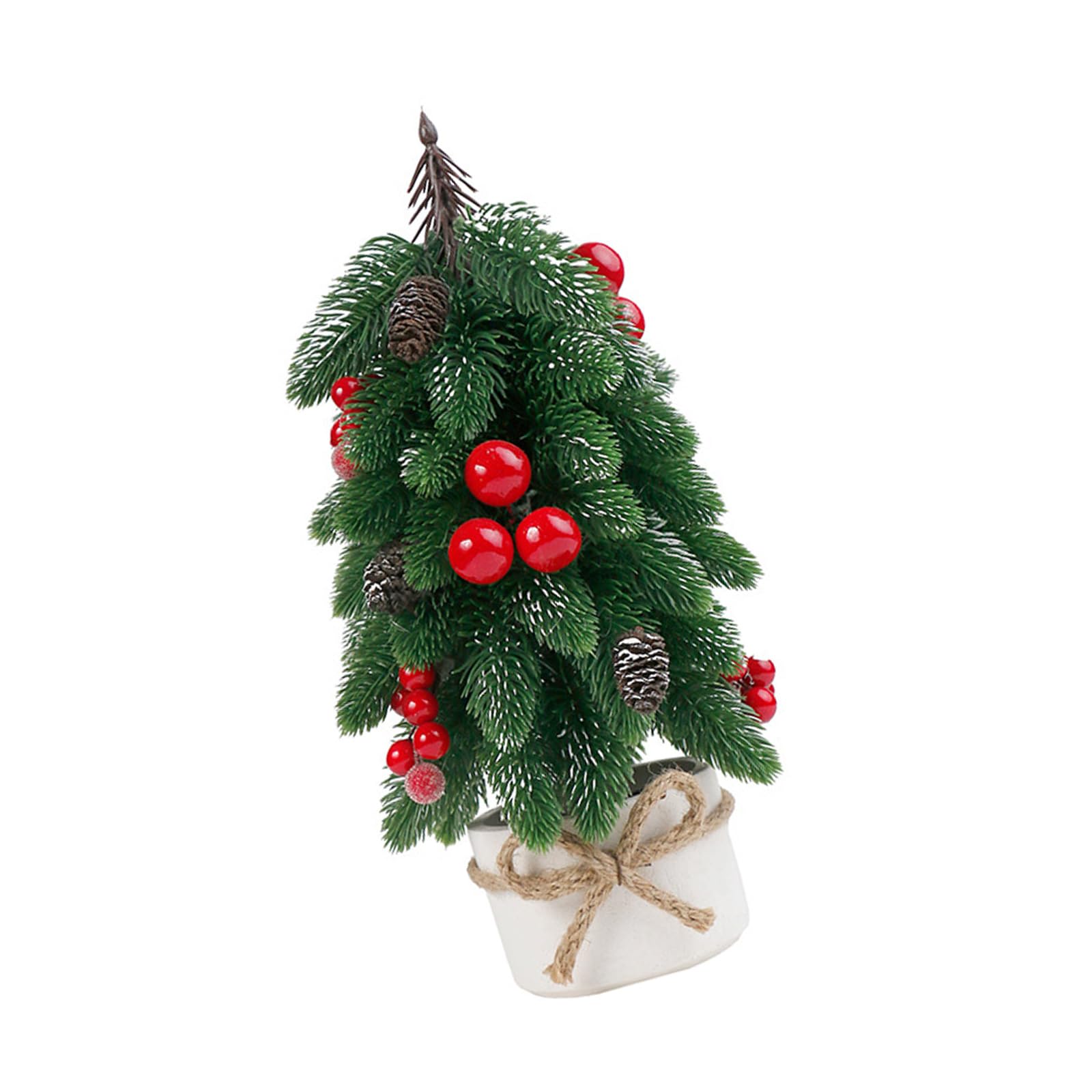 KAQNTUD Artificial Christmas Trees, False Tree for Home, Office, Desktop, Holiday Decoration, Party Accessories, Christmas Trees, Desktop Ornaments, Party Accessories, Small Artificial Tree Decoration