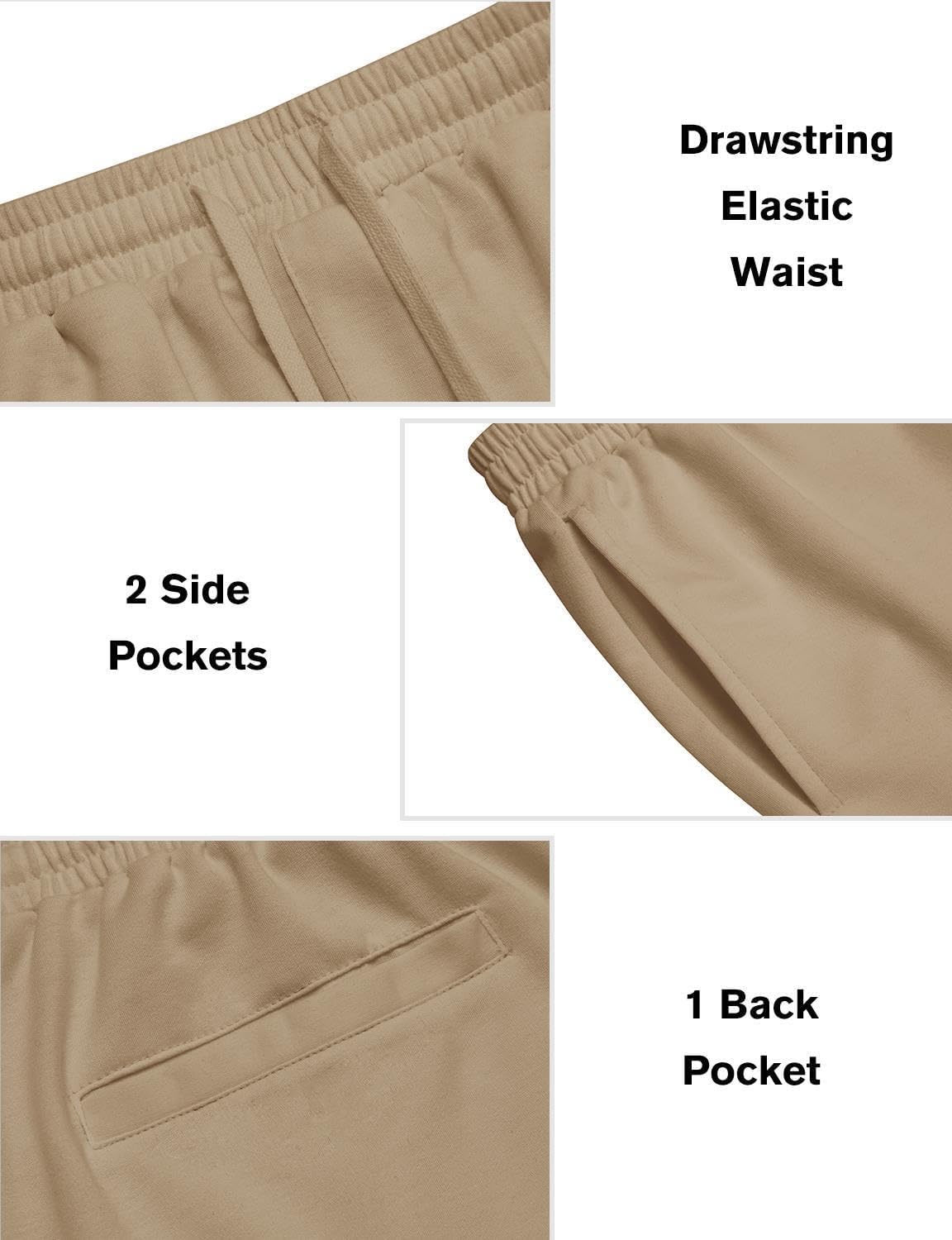 COOFANDY Men's Tracksuit 2 Piece Hooded Athletic Sweatsuit Short Sleeve Casual Sports Hoodie Shorts Set - Image 6