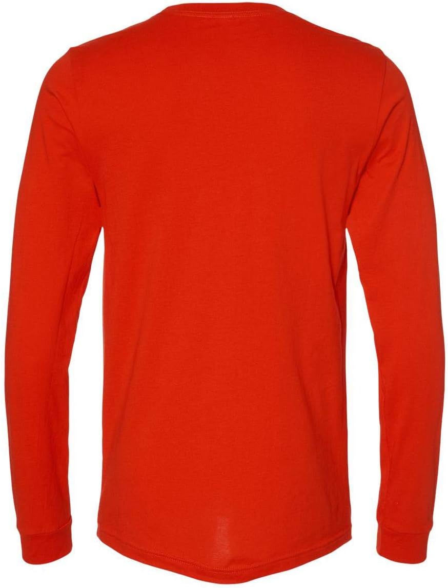 Bella + Canvas - Unisex Jersey Long Sleeve Tee - 3501 - M - Poppy - Image 2
