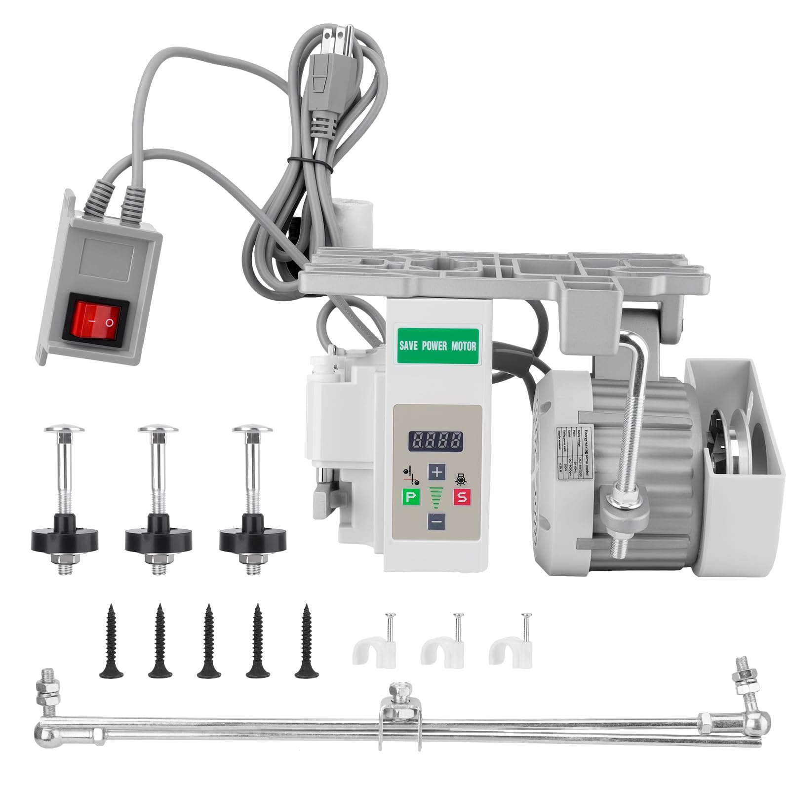 Photo 1 of Servo Motor Sewing Machine,Brushless Servo Motor with Controller and Foot Switch, Adjustable Speed 200RPM to 6000RPM, Run CW and CCW, 750W? AC110V, 1HP, Low Noise