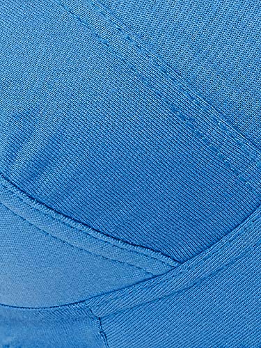 Image of Clovia Women's Non-Padded Non- Wired Bra in Blue - Cotton Rich
