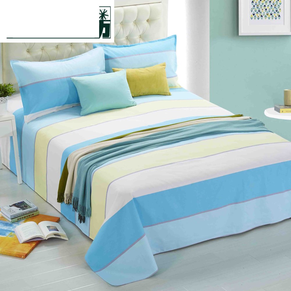 Drap en coton épaissi unique 250x230cm pour lit double chic