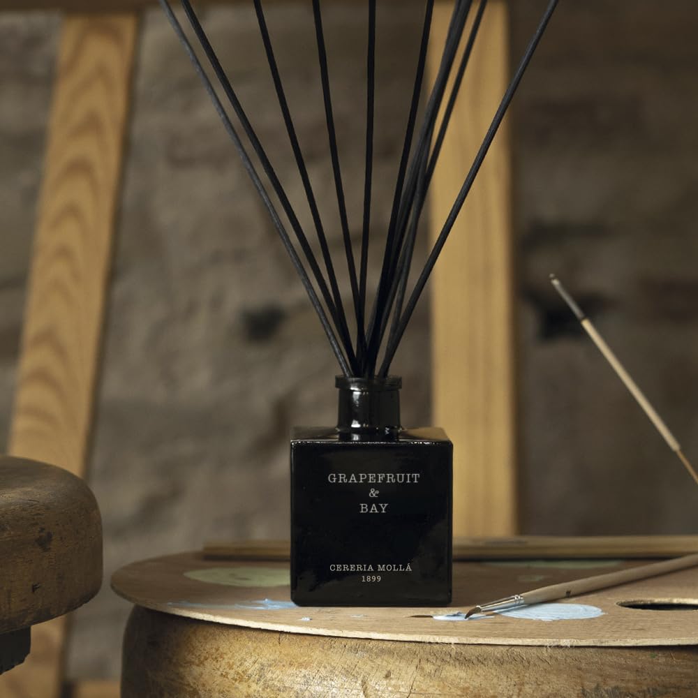 CERERÍA MOLLA 1899 | Mikado Premium Grapefruit & Bay | Ambientador de Hogar | Difusor de Varillas | Perfume para Hogar |100 ml
