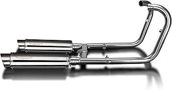 Amazon | DELKEVIC フルエキゾースト マフラーシステム / 4-2 円形