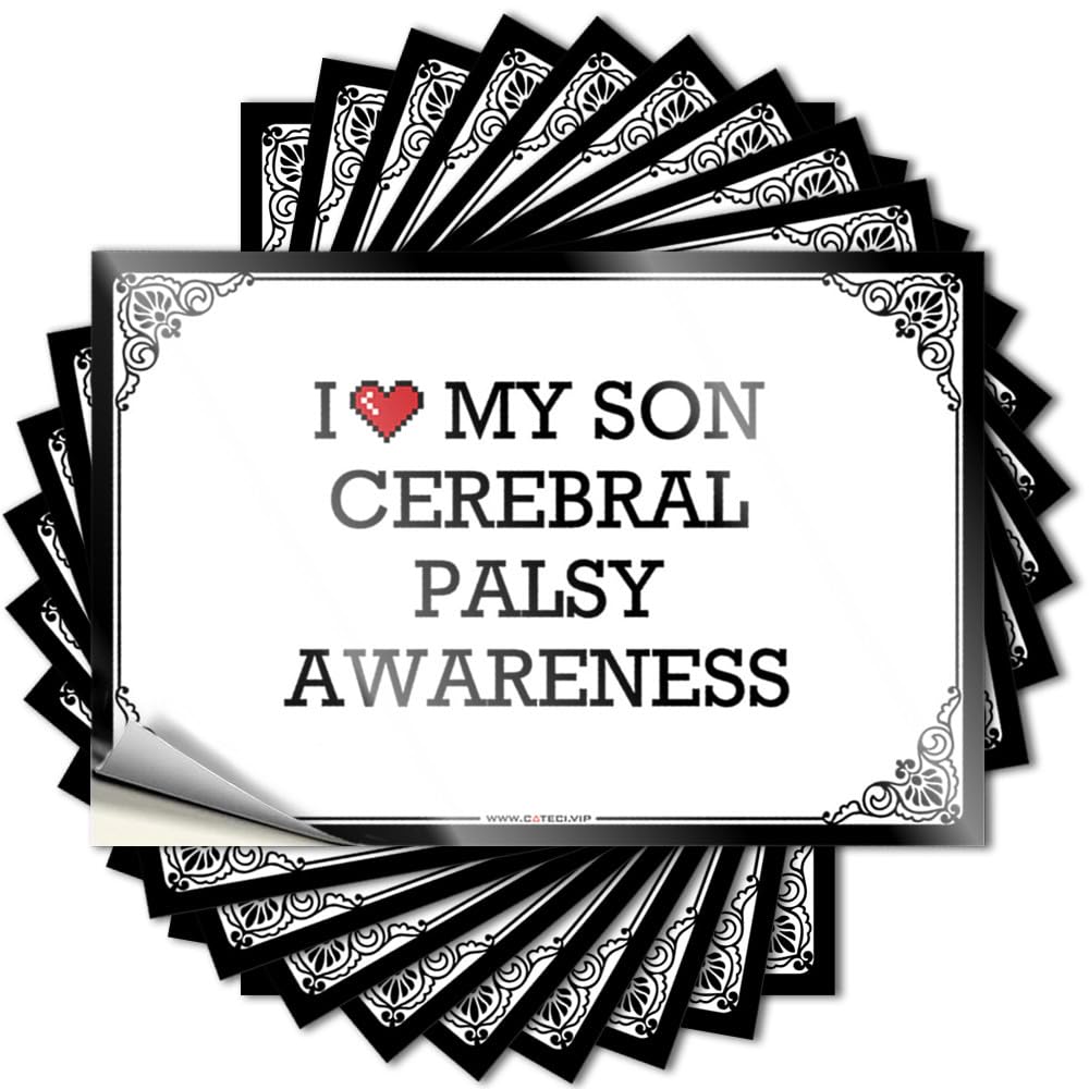 Space Water Tattoo - I Love My Son Cerebral Palsy Awareness Cover Waterproof Vinyl Sticker(6X9CM)