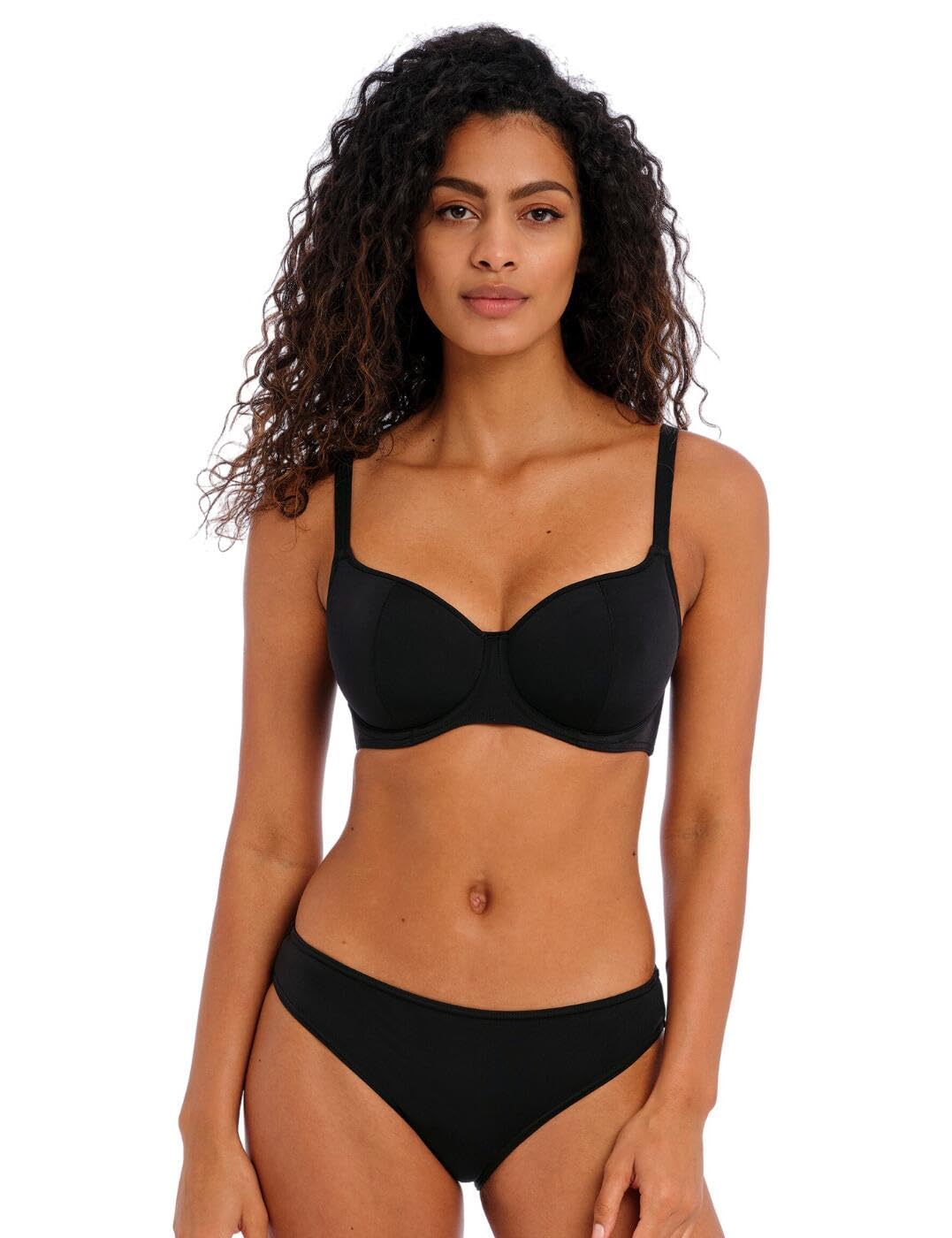 Freya - Haut de Maillot de Bain uni à Armatures Jewel cove Plain Black - 90D