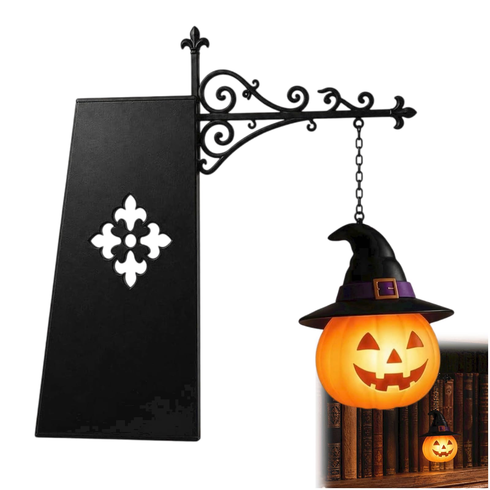 Library Lantern Book Shelf Nook Light | Nooklight for Bookshelf Lamp