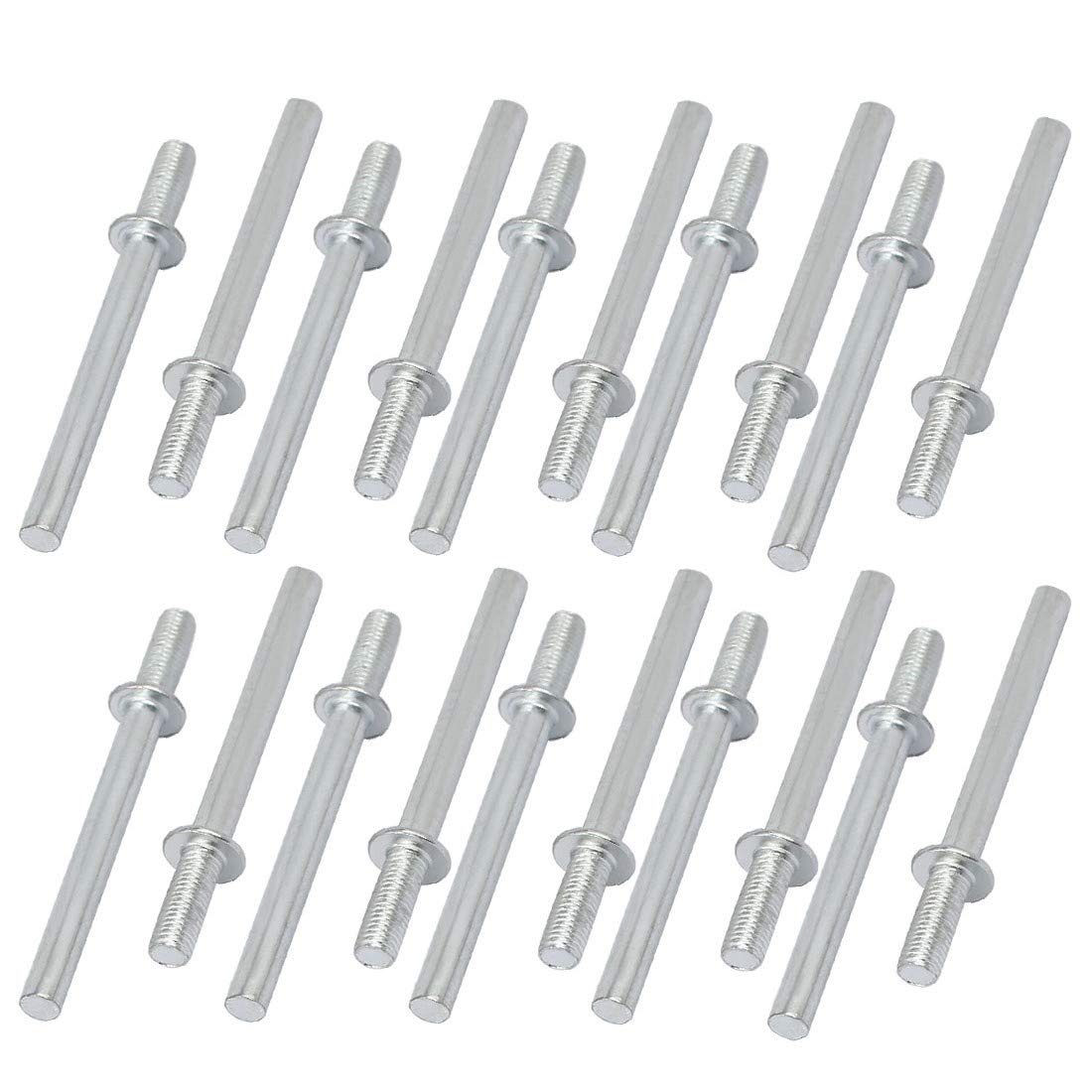 New Lon0167 3mm 1/8" Featured drill hole 3mm reliable efficacy Thread Grinding Polishing Mandrel Rotary Tool 20pcs(id:8a8 11 ac 800)