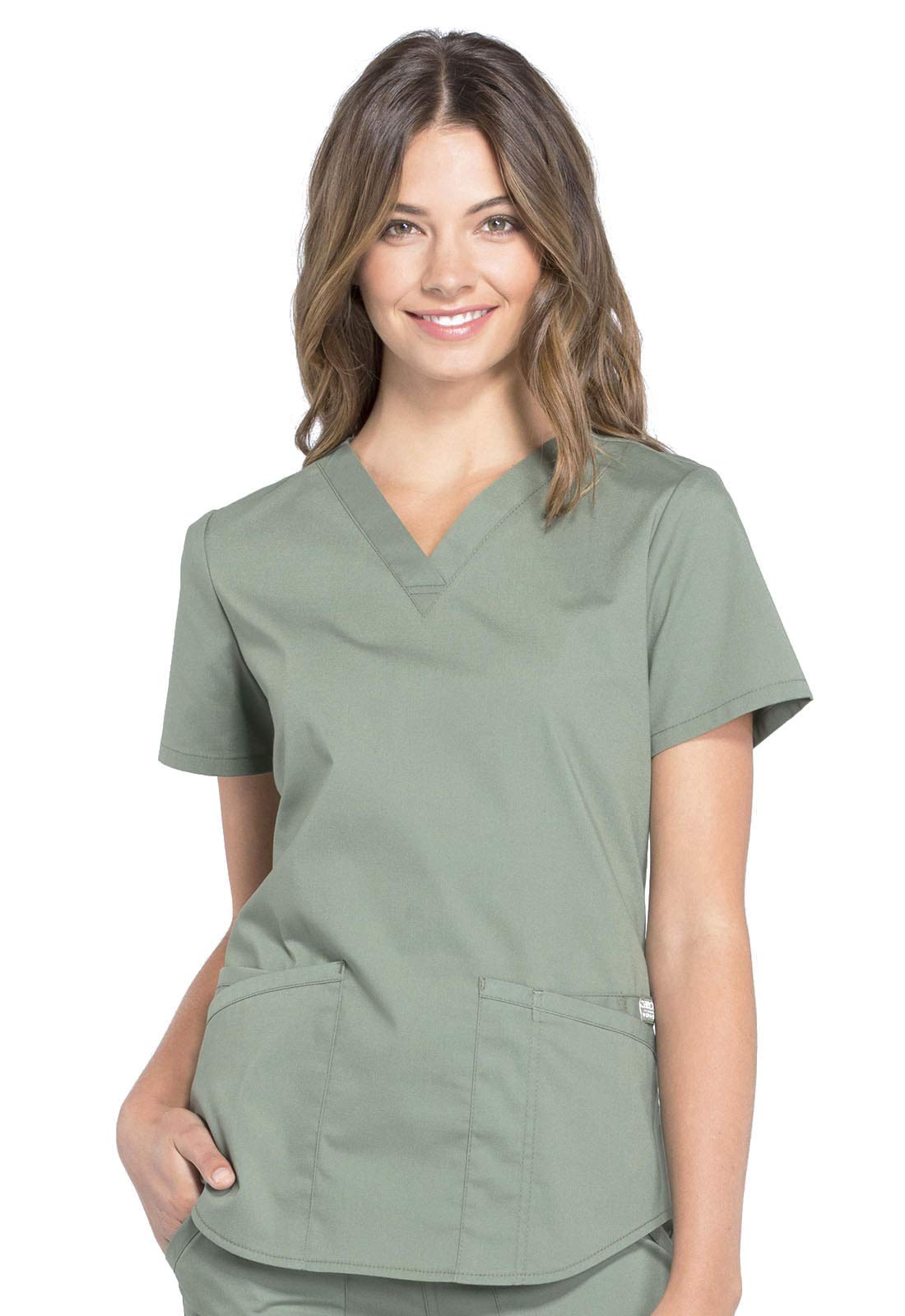 Scrubs for Women Workwear Professionals V-Neck Top, Soft Stretch WW665