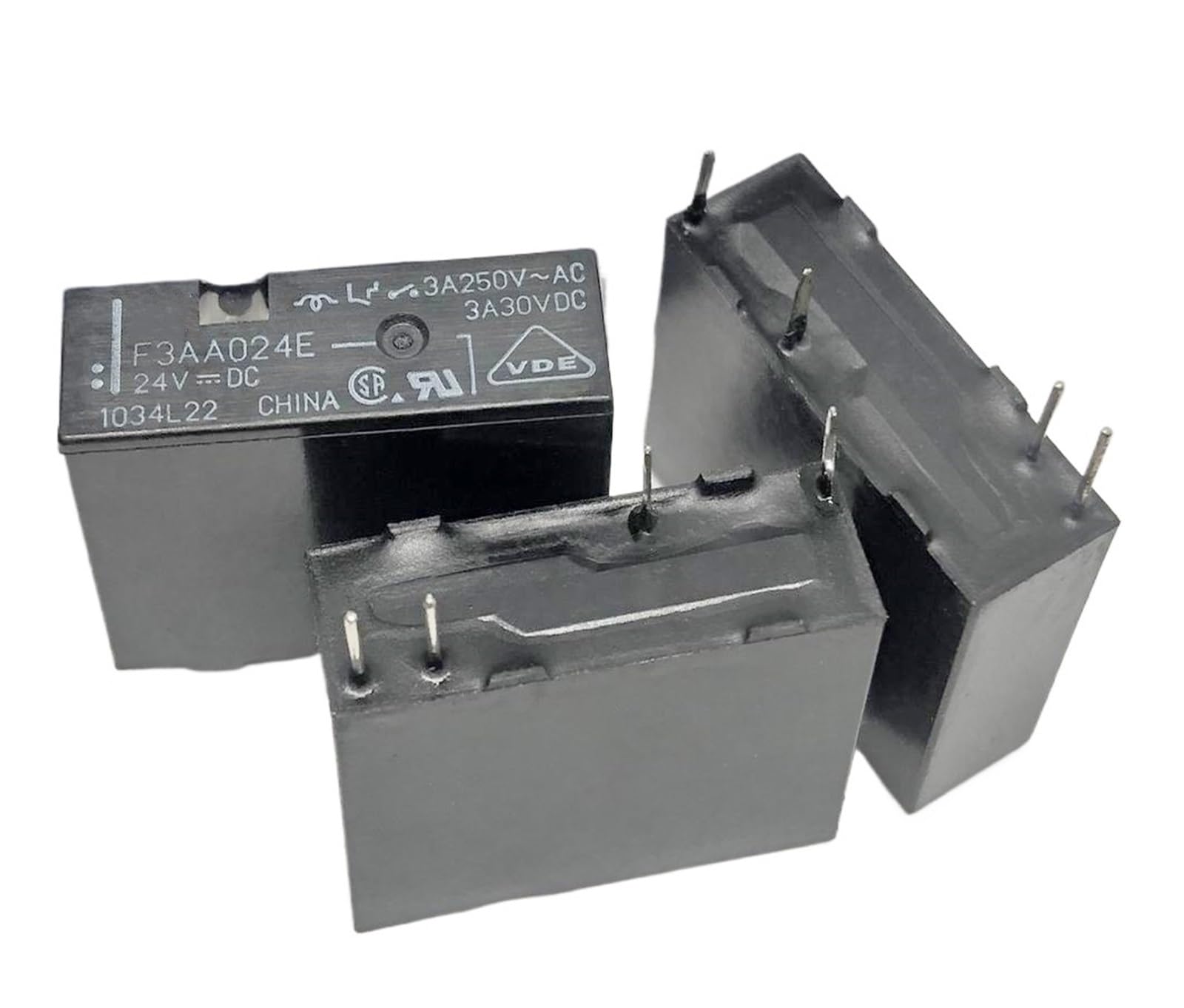 YZWRWRMKTB 1pc F3AA024E 24V-3A Relay 4pins