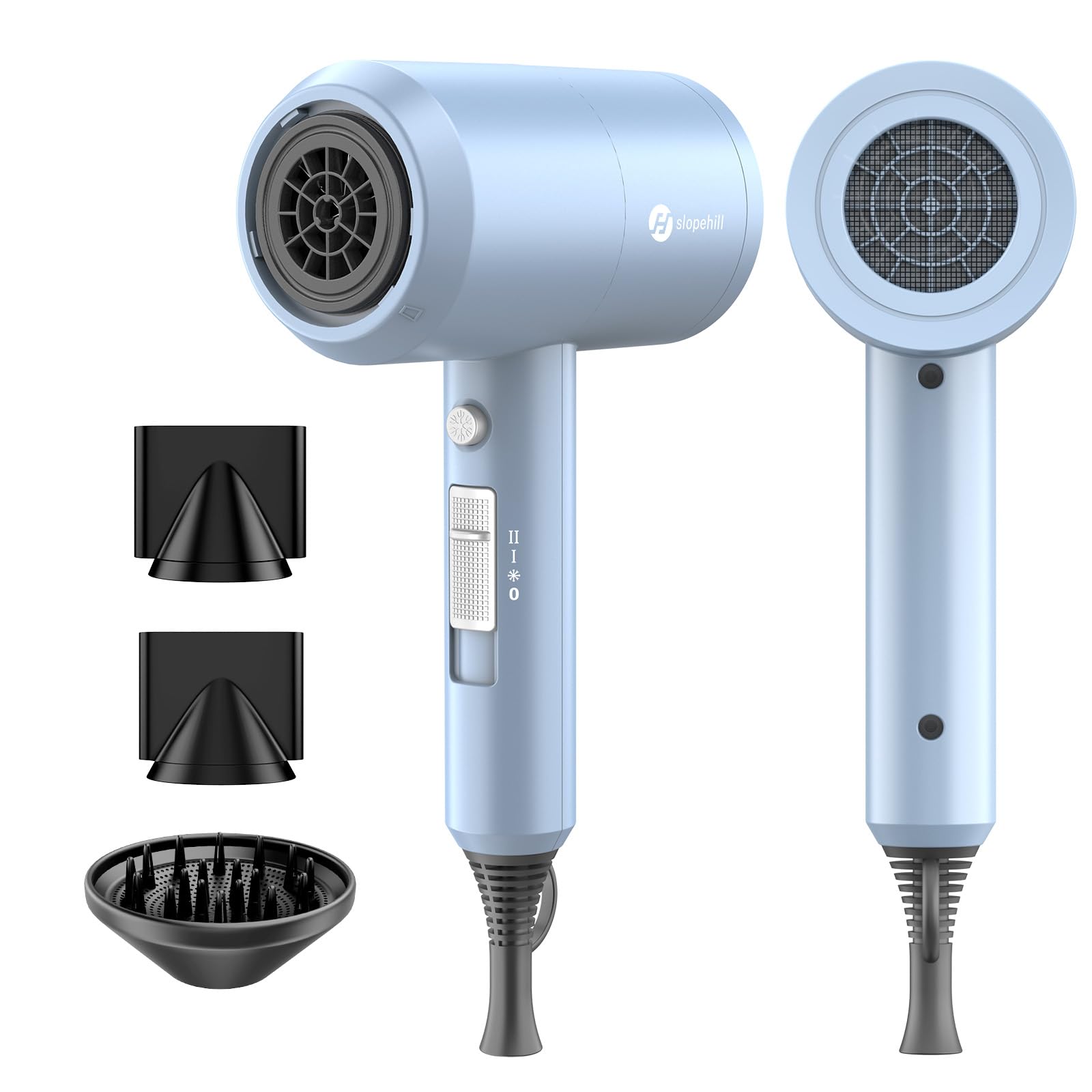 Photo 1 of Slopehill Professional Ionic Hair Dryer - Matte Blue
