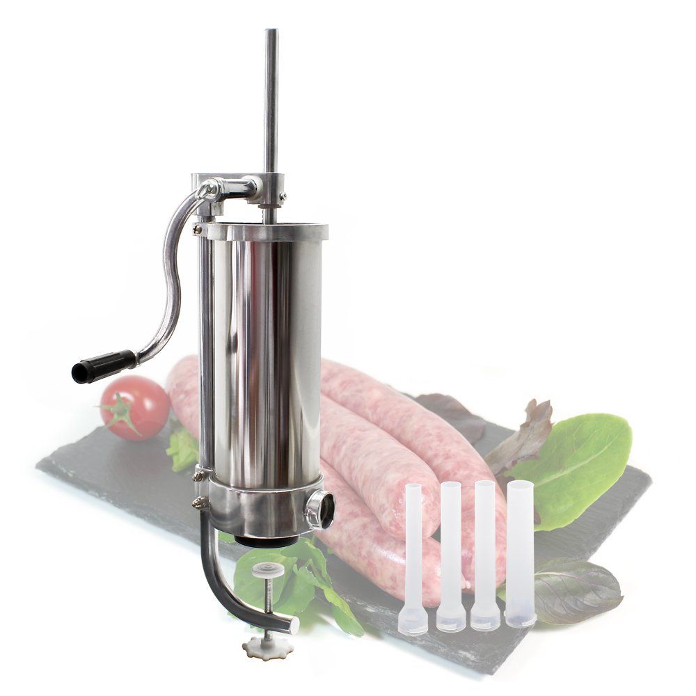 Embutidora máquina rellenadora de salchichas con capacidad de 3,5 L para carne de salchichas
