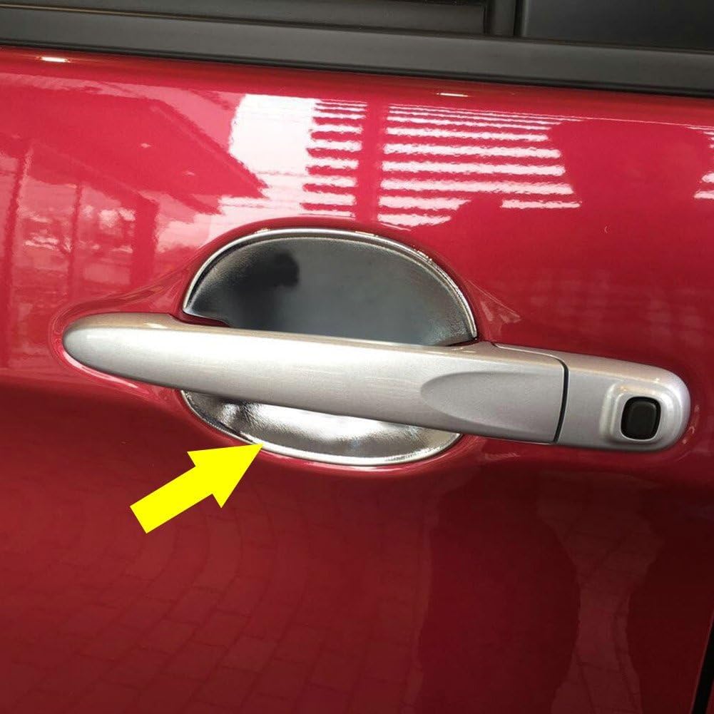 デリカD：5スタンダードグレードクロームメッキドアハンドル プロテクター カバー Amazon.co.jp: 【Car Power 】三菱 新型 デリカD：5スタンダード