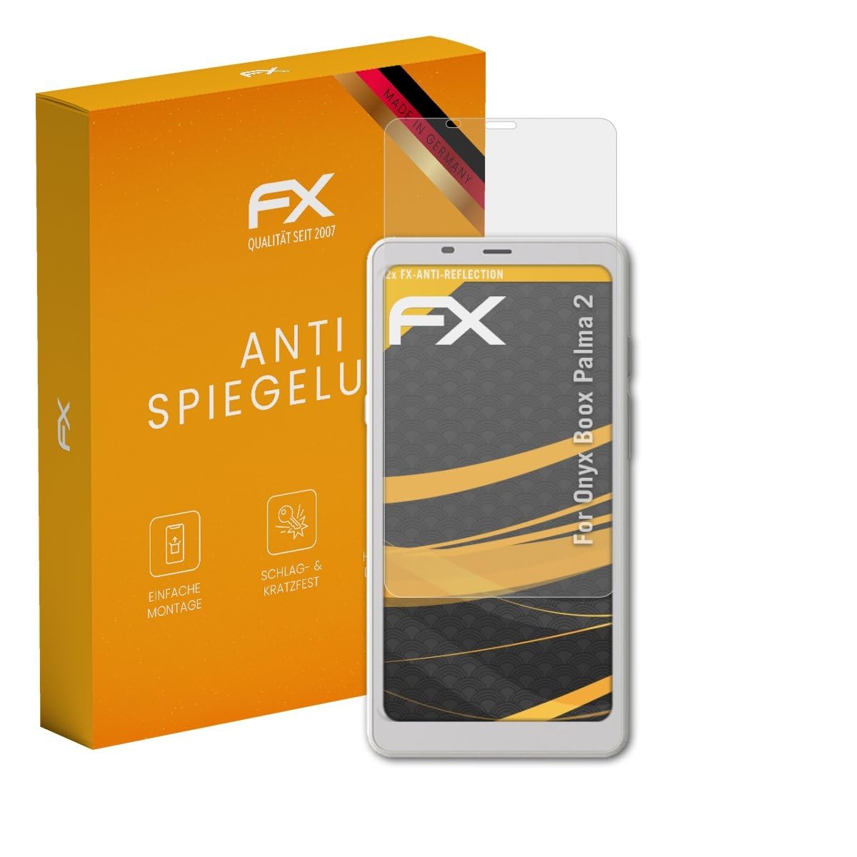 atFoliX Screen Protector compatible with Onyx Boox Palma 2 Screen Protection Film, anti-reflective and shock-absorbing FX Protector Film (2X)