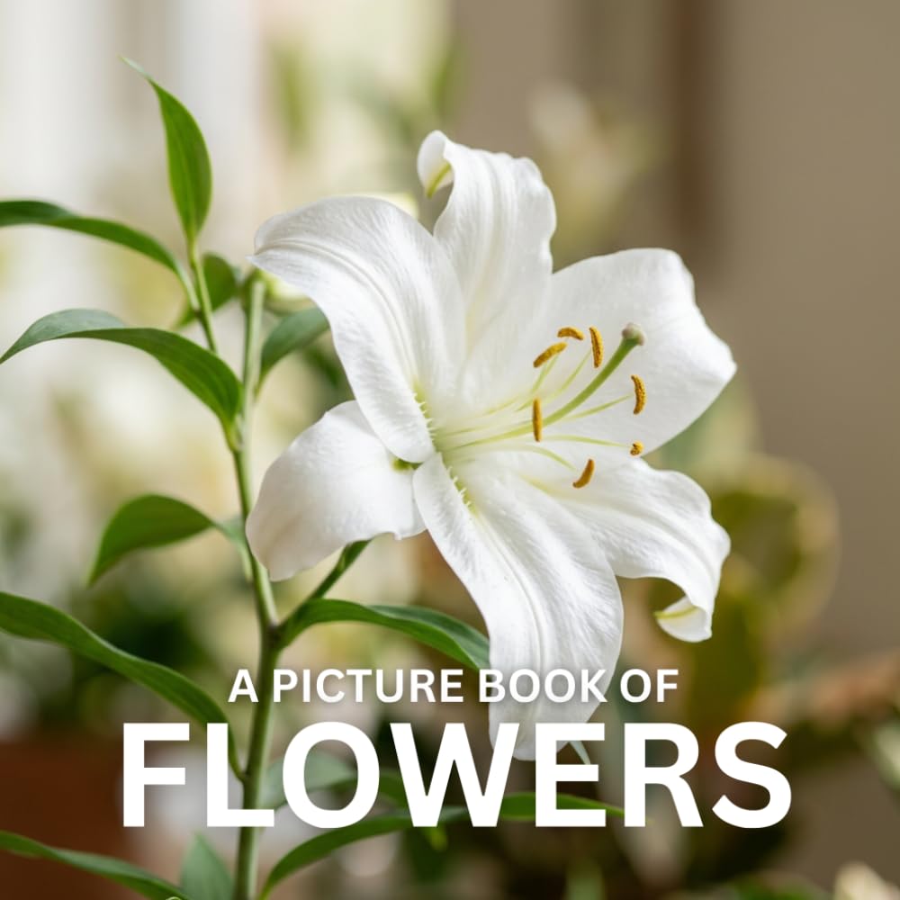 A Picture Book of Flowers: A Beautiful and Calming Photo Book for Seniors, Memory Care, and Flower Lovers – Designed to Bring Joy, Relaxation, and Gentle Engagement