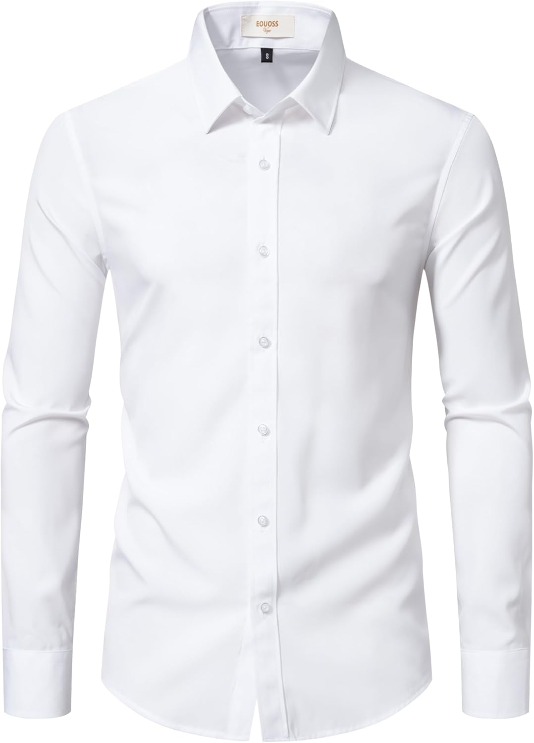 Dress Shirts for Men Stretch Slim Fit Long Sleeve Mens Dress Shirts Casual Business Muscle Fit Button Down Shirts Dress Shirts for Men Stretch Slim Fit Long Sleeve Mens Dress Shirts Casual Business Muscle Fit Button Down Shirts