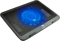 Suporte Notebook Cooler Led até 15,6" Base Com Ventilação Apoio Usb Adicional