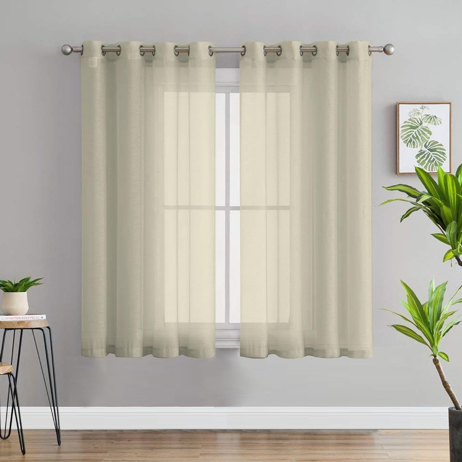 See full amazon price history chart for SPACES DRAPE STORY Elegant Solid Plain Sheer Semi-Transparent Curtain - Set of 2 Premium 5ft Window Curtains, Ivory SPACES DRAPE STORY Elegant Solid Plain Sheer Semi-Transparent Curtain - Set of 2 Premium 5ft Window Curtains, Ivory (B0CJZZLKLM) Amazon Price History, Amazon Price Tracker