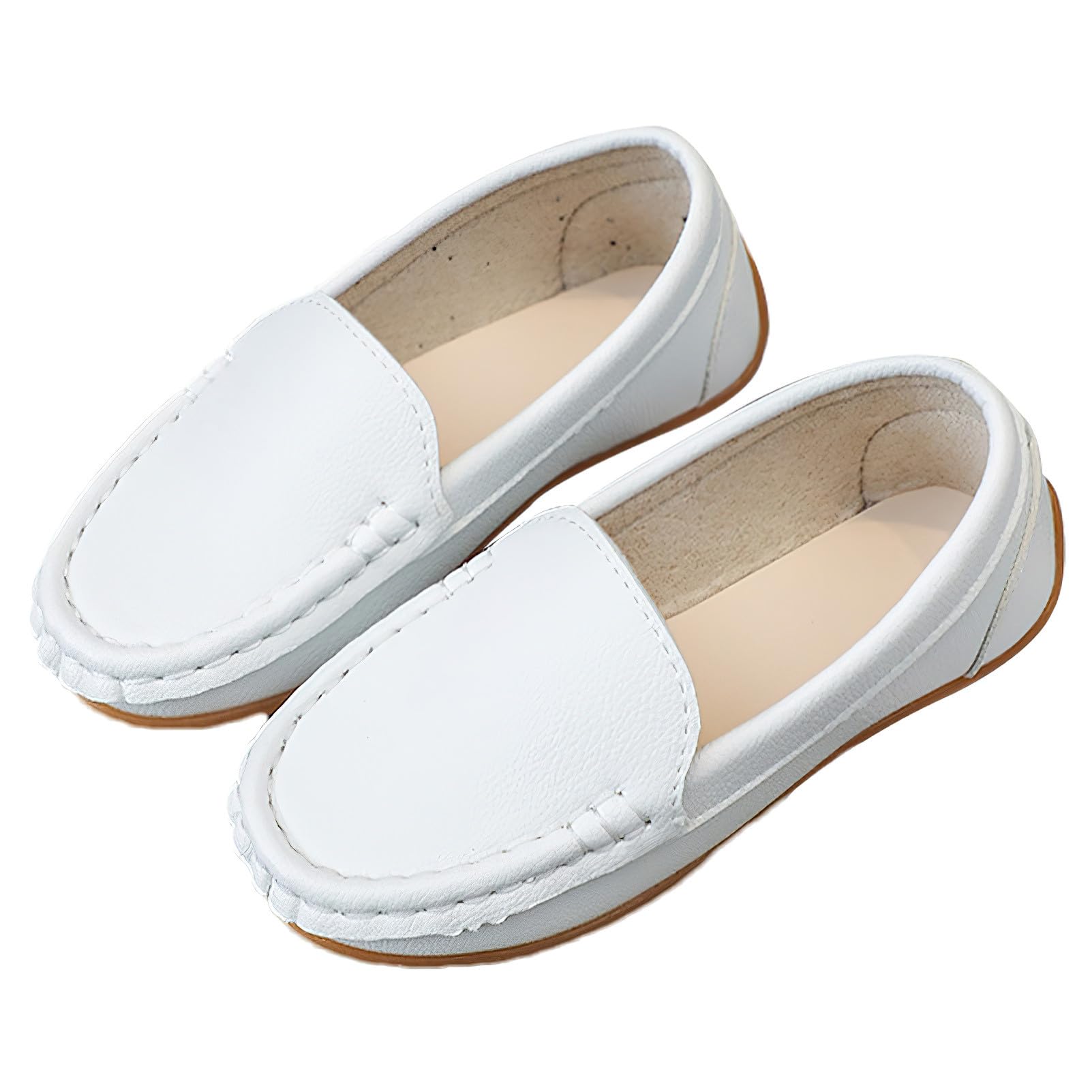 rismart Garçon Fille Plat Mocassins Slip on Désinvolte Robe Loafers Chaussures pour L’école Mariage Quotidien