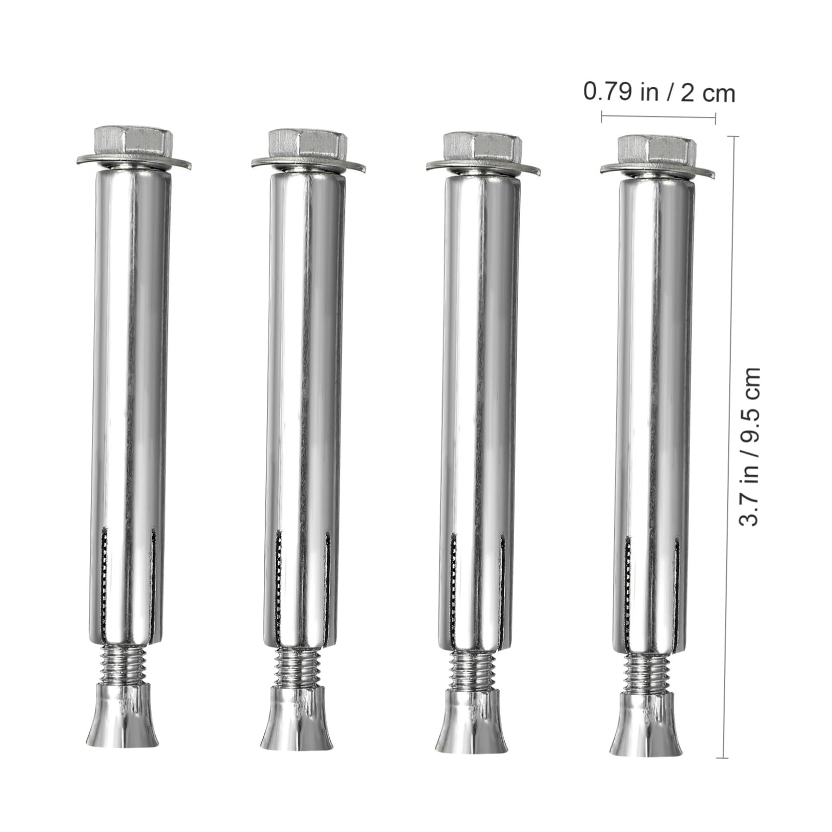 CIYODO Anchor Expansion Screws 10pcs Screws for Asphalt Parking Stop Fasteners