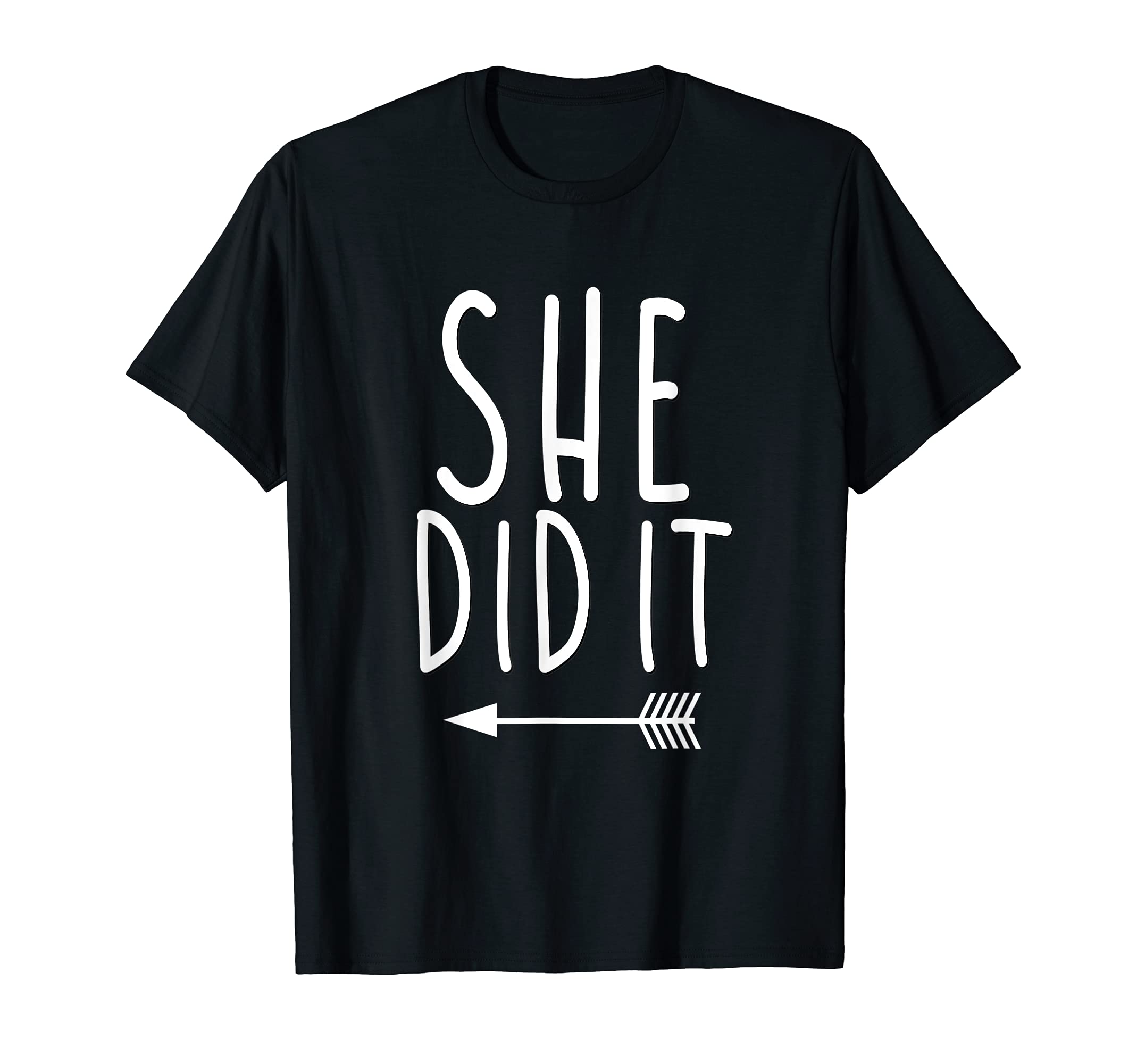 Sibling Shirts NYCFunny She Did It Shirt Brother Sister Kids Matching Family T-ShirtOEKO-TEX STANDARD 100