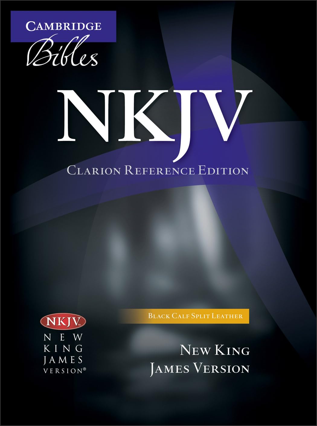 NKJV Clarion Reference Bible, Black Calf Split Leather, NK484:X Leather Bound – March 21, 2013