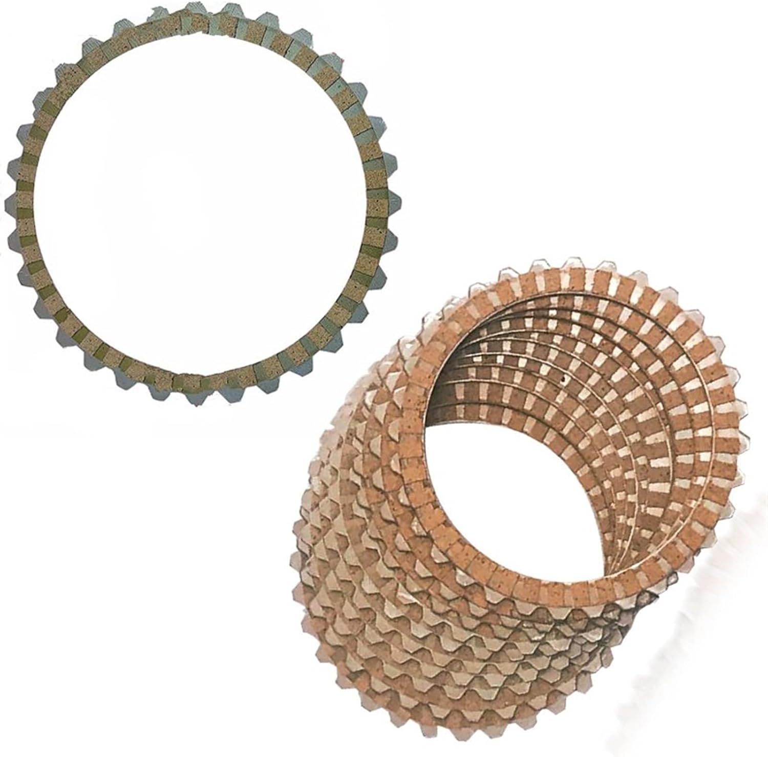 Clutch Discs Plate 10+1 Pcs Motocycle Fibrous Clutch Discs Plates For SUZUKI RF900R RF900 RF 900 R 1994 GSX-R1000W GSX-R1000 GSXR1000 1993-1998 1997 1996