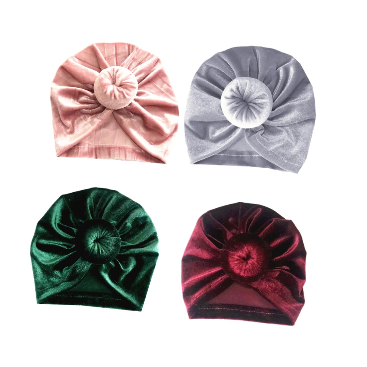 VICASKY 12 Pz Cappello da Bambino con Nodo Berretto con Nodo per Bambini