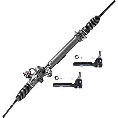 Detroit Axle - Rack and Pinion Kit for Chevrolet Traverse Buick Enclave Saturn Outlook Acadia Limited, Complete Power Steering Rack and Pinion Assembly Outer Tie Rods