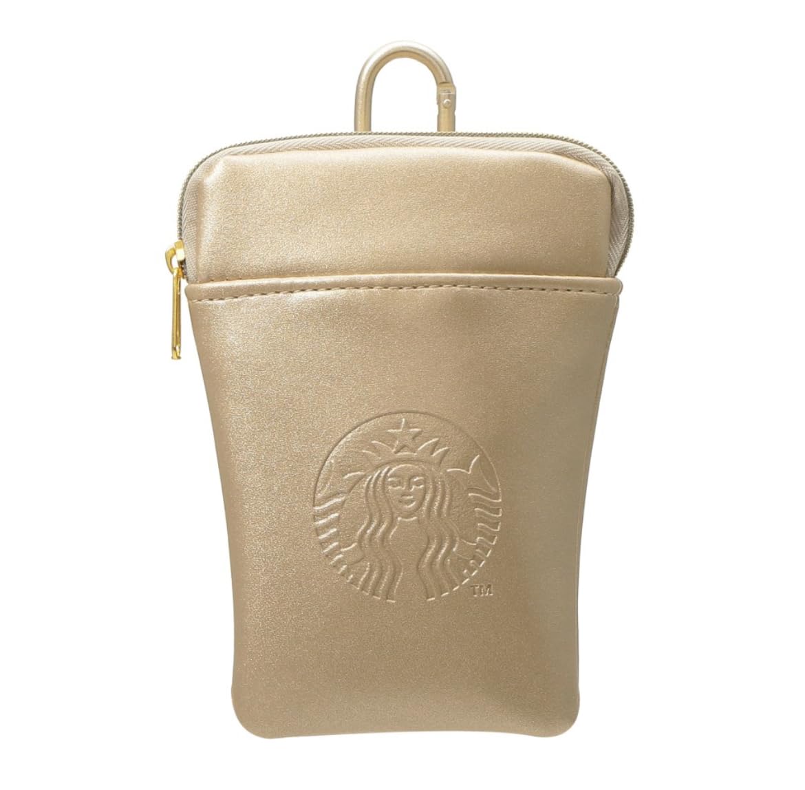 STARBUCKS スタバ スターバックス ホリデー 2025 スターバックス ミニポーチ シャンパンゴールド ポーチ